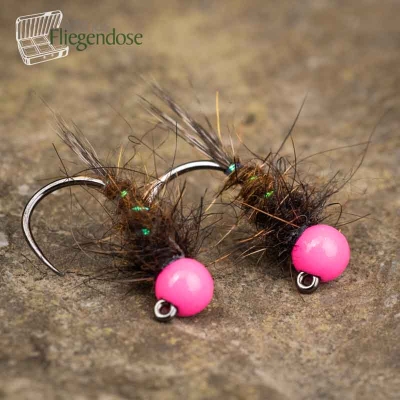 MFD Brown Squirrel Jig (Pink Bead) #12