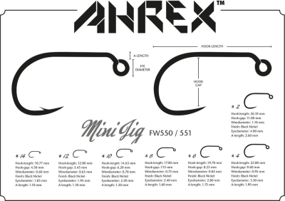 Ahrex FW550 Mini Jig Haken #12