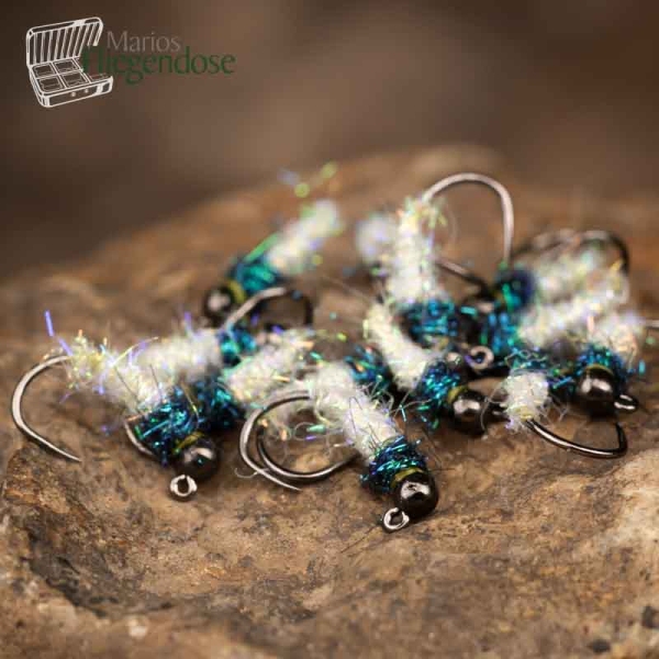 Caddis Pupa Jig Pearl #16 / 2,5mm Perle