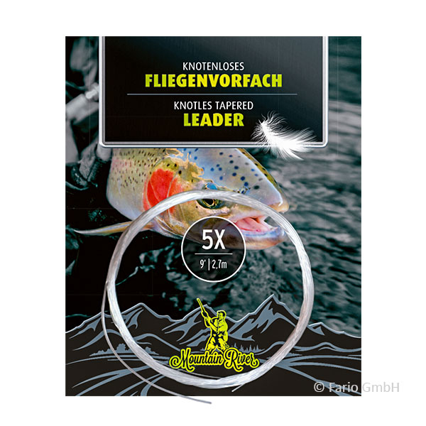 Fliegenvorfach Knotenlos / Tapered Leader
