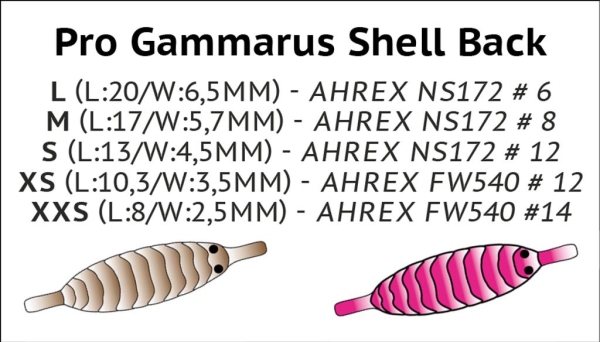 Pro Sportfisher Pro Gammarus Shell Back