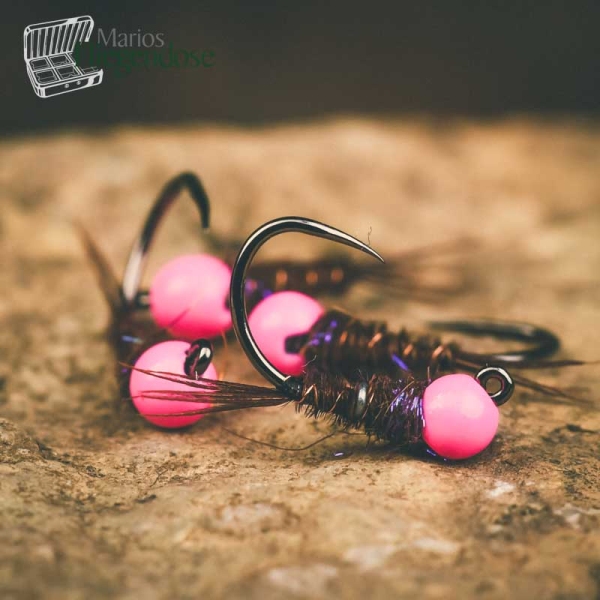 MFD Pheasant Tail Jig Pink