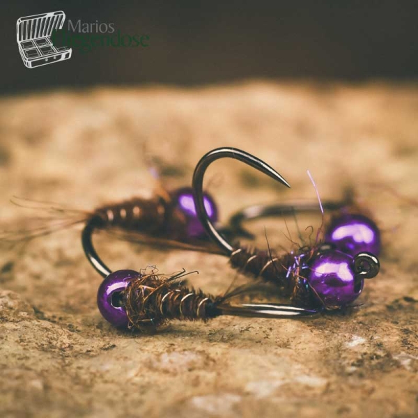 MFD Pheasant Tail Jig Purple