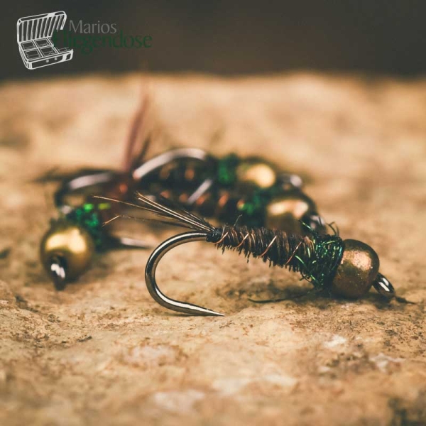 Pheasant Tail & Peacock Nymphe Extra Heavy #14