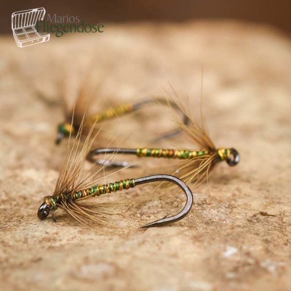 MFD Glitter Wetfly Olive #16