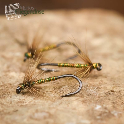 MFD Glitter Wetfly Olive #16