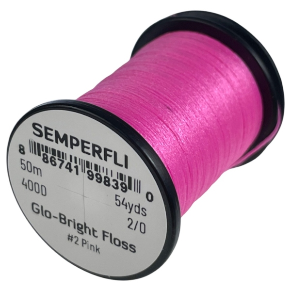 Semperfli Glo-Bright Floss Pink