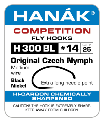 Hanak Original Czech Nymph Black Nickel H300BL