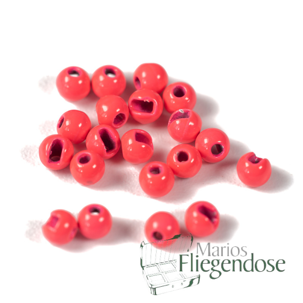 Tungsten Slotted Beads Fluo Pink