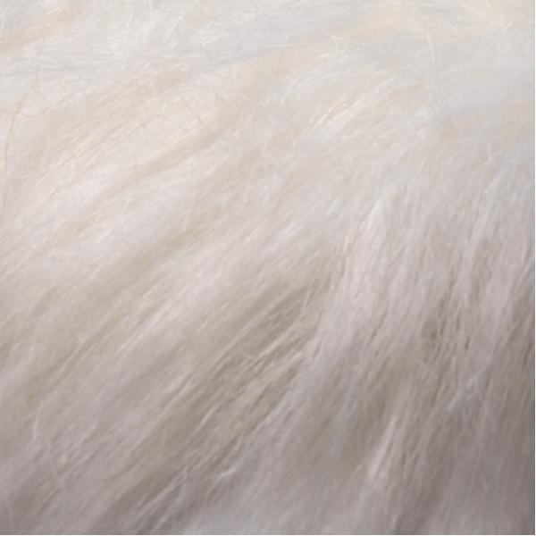 Pike Monkey Craft Fur Long Weiß