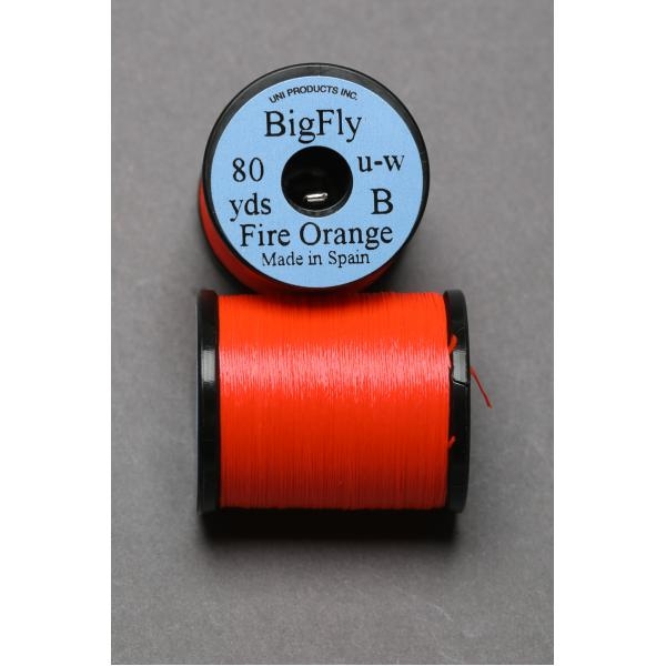 UNI Big Fly 4/0 Bindegarn Fluo Fire Orange
