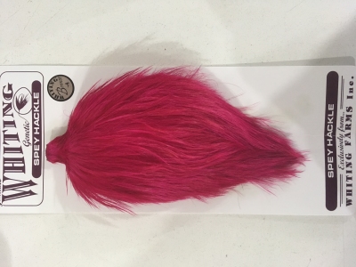 Whiting Spey Hackle Cape Magenta