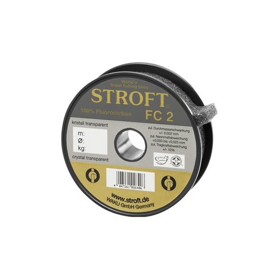 Stroft FC 2 - 100% Fluorocarbon Vorfachmaterial 0,22mm / 4,0kg