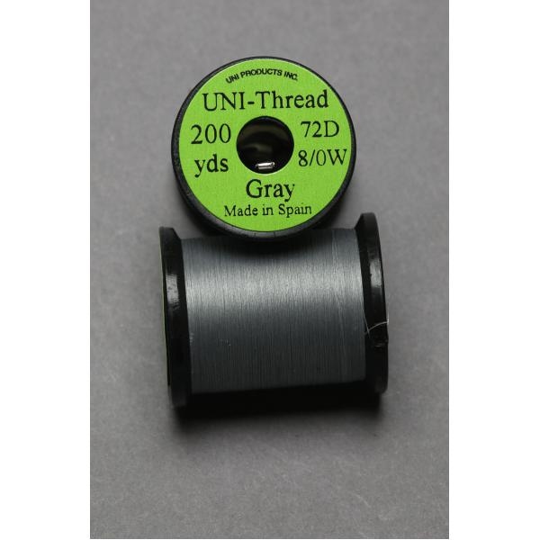 UNI 8/0 Bindegarn waxed 200 yds Gray