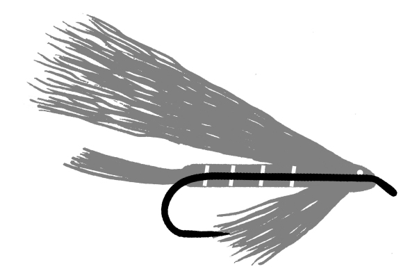 Tunca Expert Barbless Fliegenhaken TE60 Streamer 8