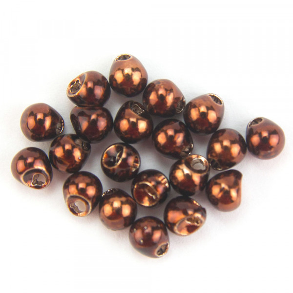 Tungsten Off Beads Metallic Coffee