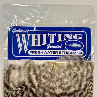 Whiting Freshwater Streamer Saddle Grizzly