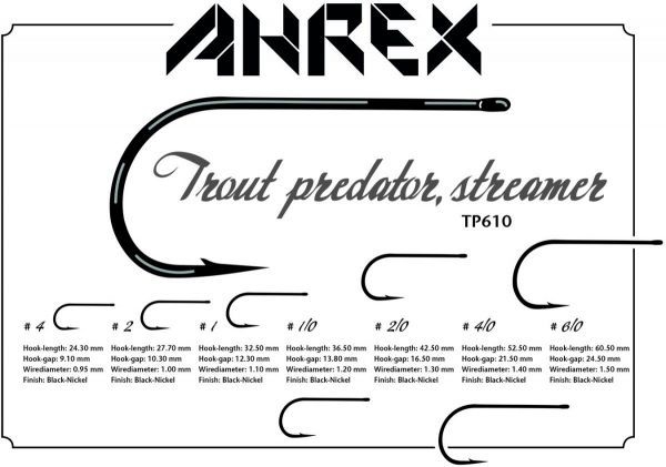 Ahrex - TP610 -  Trout Predator Streamer