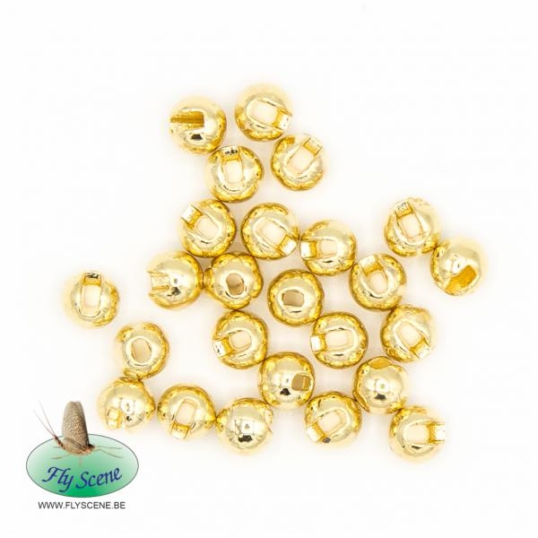 Tungsten Slotted Beads Gold 2,0mm