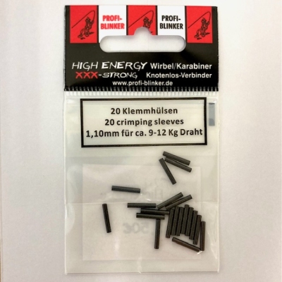 Profiblinker Klemmhülsen für Stahl und Titan Für 6-9kg Stahl - 0,9mm Innendurchmesser