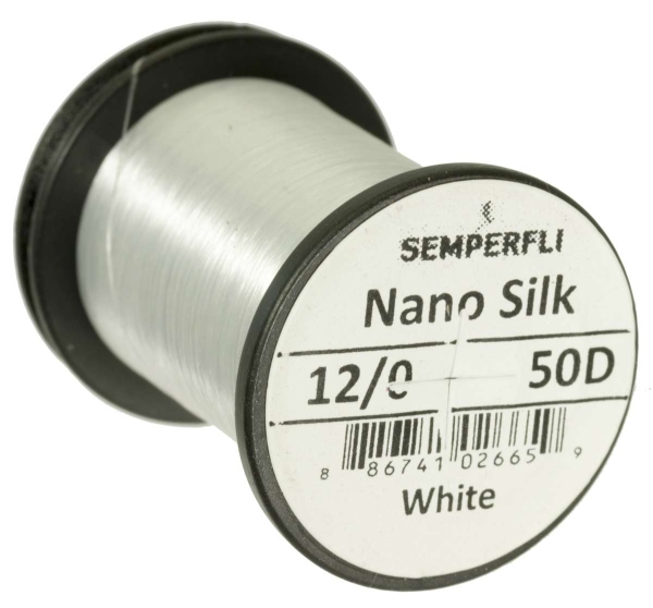 Semperfli Nano Silk 50D 12/0 White