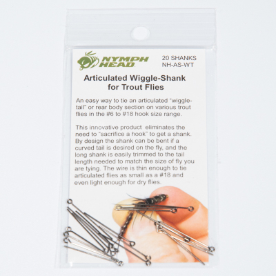 Flymen Articulated Wiggle Shank for Trout Flies