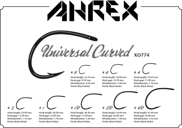 Ahrex - XO774 - Universal Curved #1/0