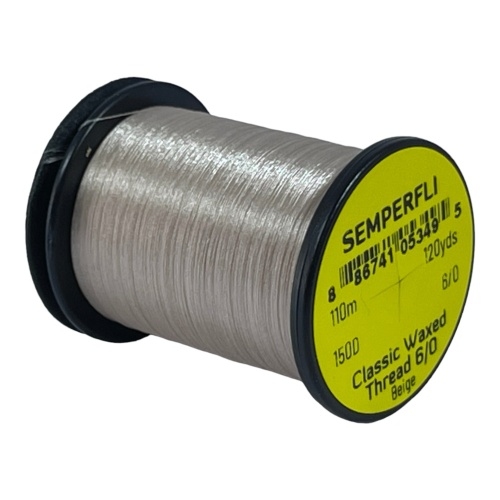 Semperfli Classic Waxed Thread 6/0 - 110m Beige