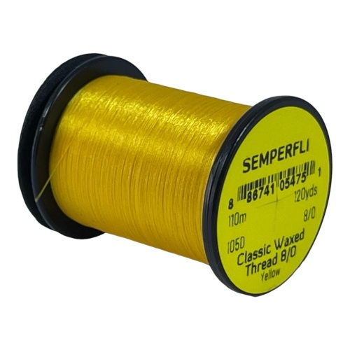 Semperfli Classic Waxed Thread 8/0 - 110m Yellow
