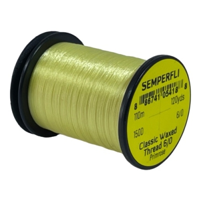Semperfli Classic Waxed Thread 6/0 - 110m Primrose